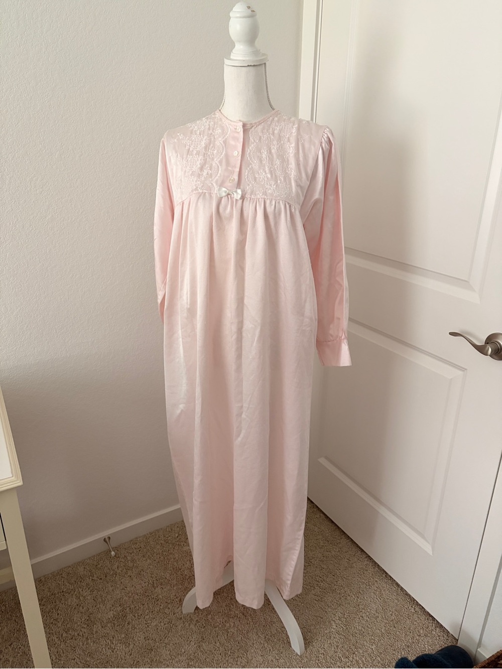 Miss Dior Vintage Pink Nightgown Sz Small